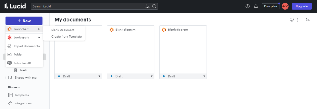 lucidchart 사용법 이미지2