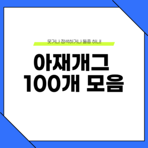 아재개그 모음