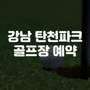 강남탄천파크골프장 예약