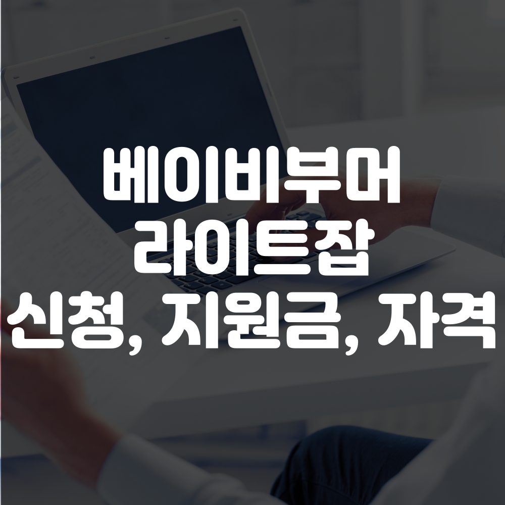 베이비부머 라이트잡 신청, 지원금, 자격, 일정 안내 1 베이비부머 라이트잡 신청, 지원금, 자격, 일정 안내 이미지