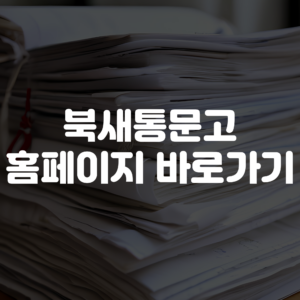 북새통문고 홈페이지 바로가기